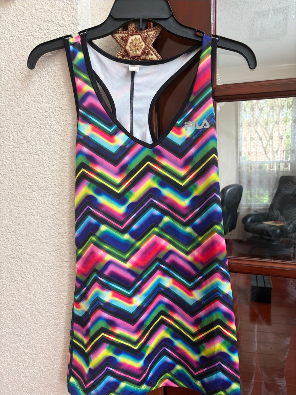 Fila Neon Chevron Racerback Tank - Multicolor